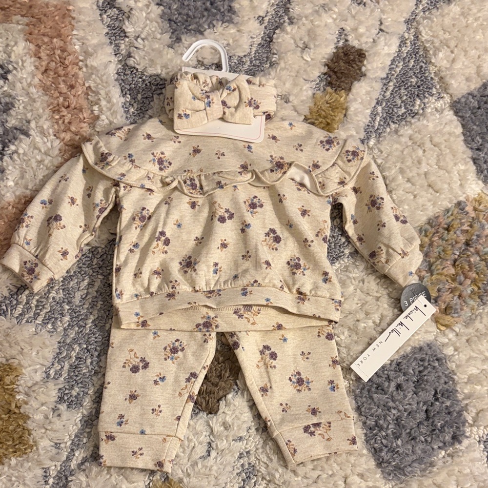 Nicole Miller Outfit with Ruffle Details & Matching Headband